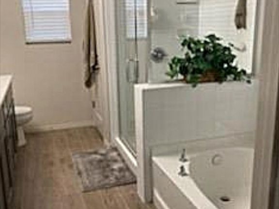 Master bathroom from closet