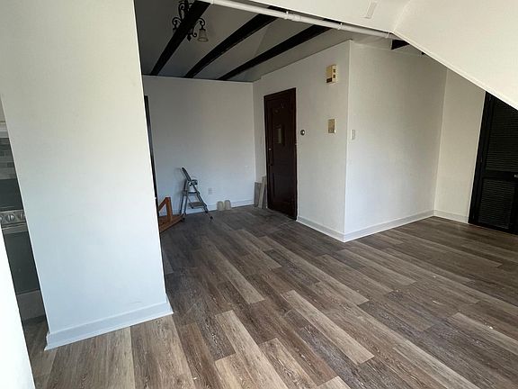 Front door entrance in living room