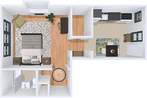 Floor plan Studio