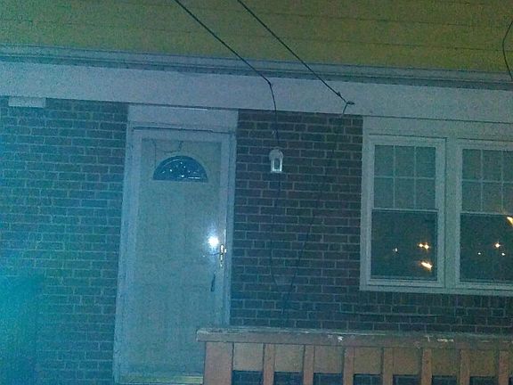 At night the back porch