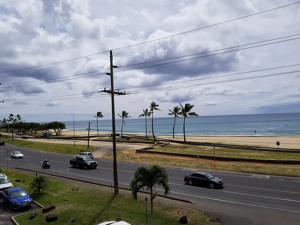 View from private balcony