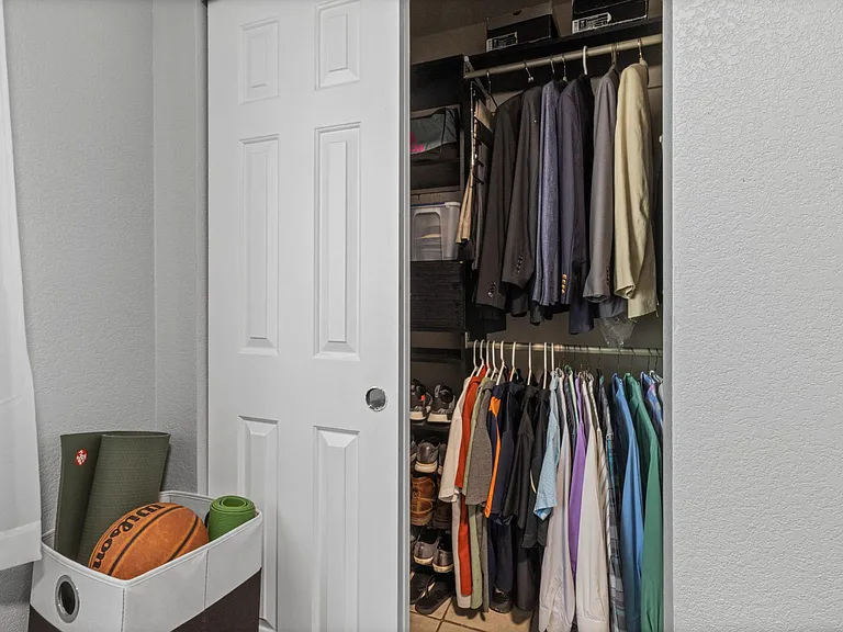 Built ins in closet 3rd Bedroom Closet