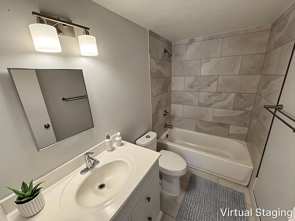 Bathroom Staged