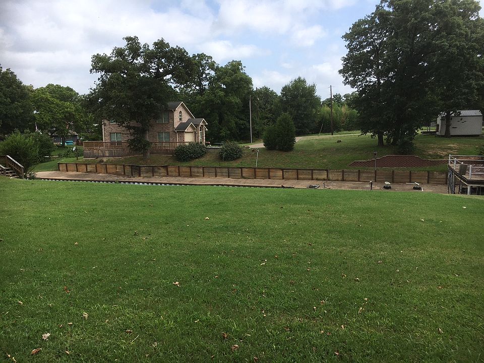 From front of lot to cove