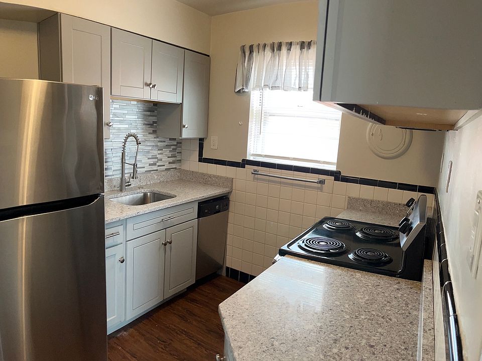 New Kitchen, Granite, Stainless, Dishwasher, Microwave, Range, Disposal, Fridge, Five electric outlets, under cabinet lighting, lots of cabinets and pantry closet