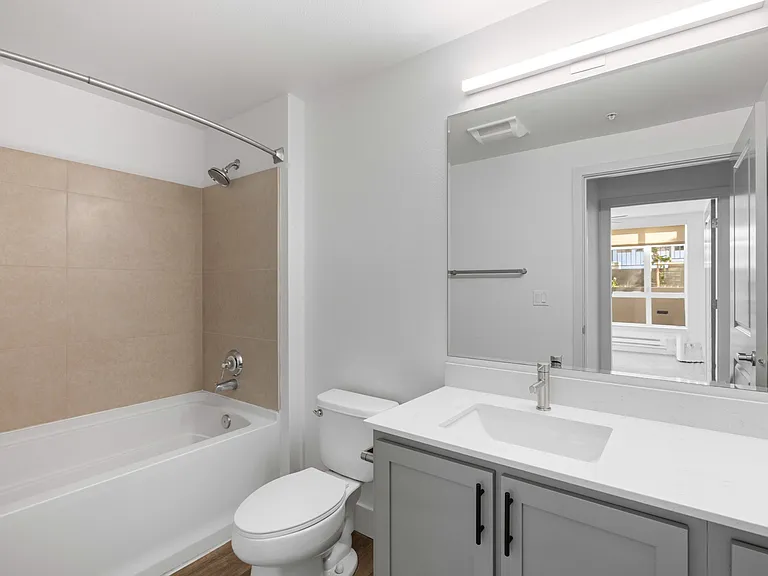 Updated Bathroom at 128 on State Apartments in Kirkland, WA 98033