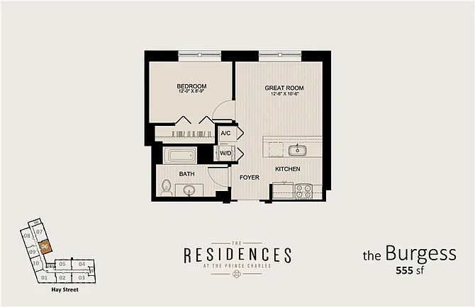 Floor plan The Burgess