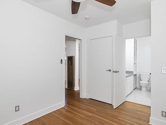 Bedroom, closets and bathroom.