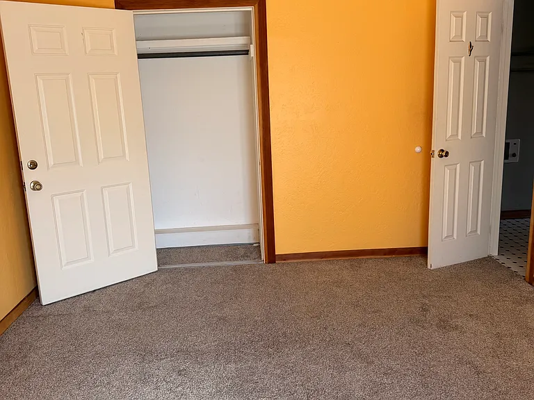 Bedroom with closet