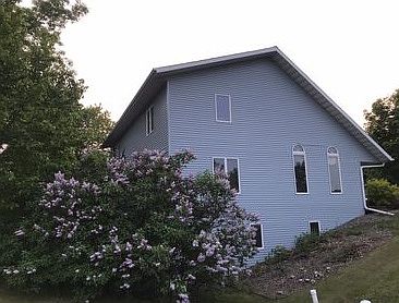 East Side of house Lilacs