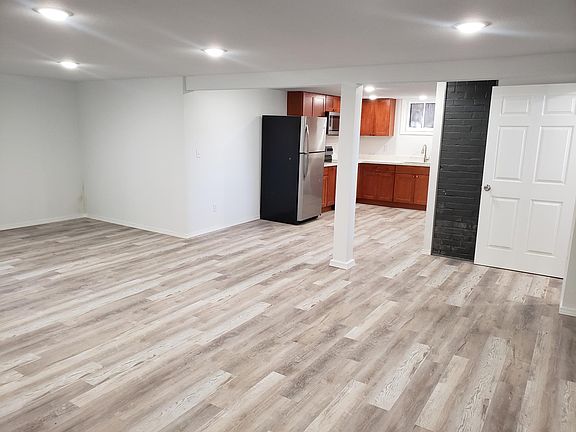 View of kitchen from living area