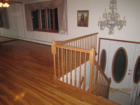 front entrance and living room