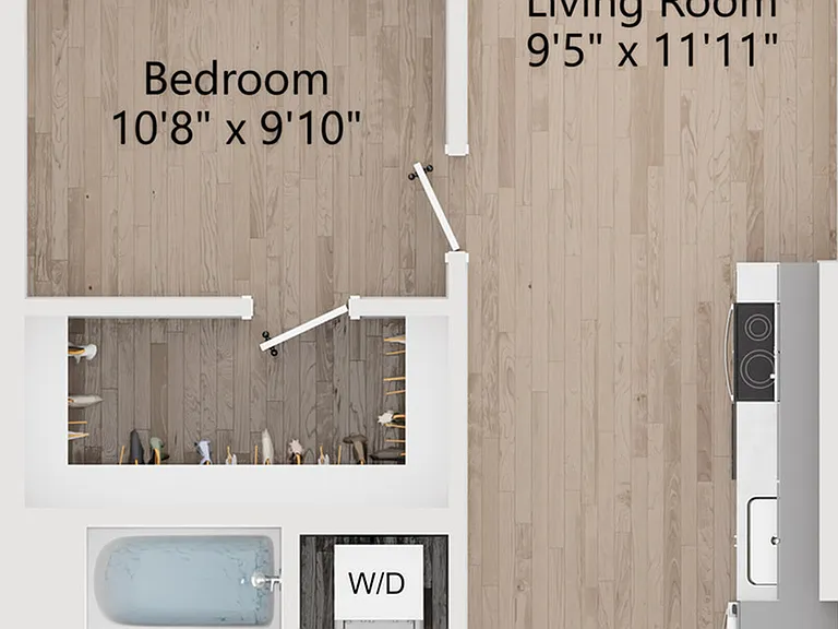 A3 | One-Bedroom Apartment in Salt Lake City | 604 sq ft | The Westerly A3 | One-Bedroom Apartment in Salt Lake City | 604 sq ft | The Westerly