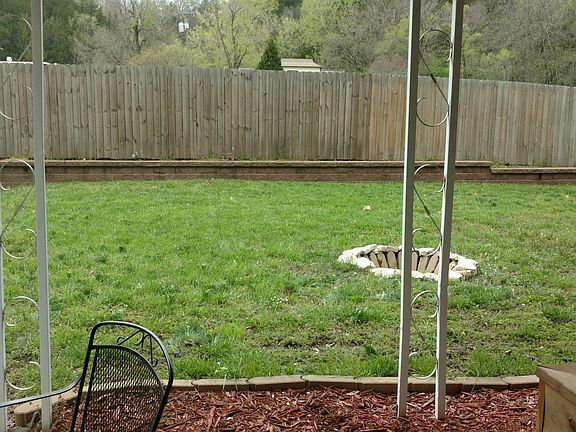 Rear yard from patio