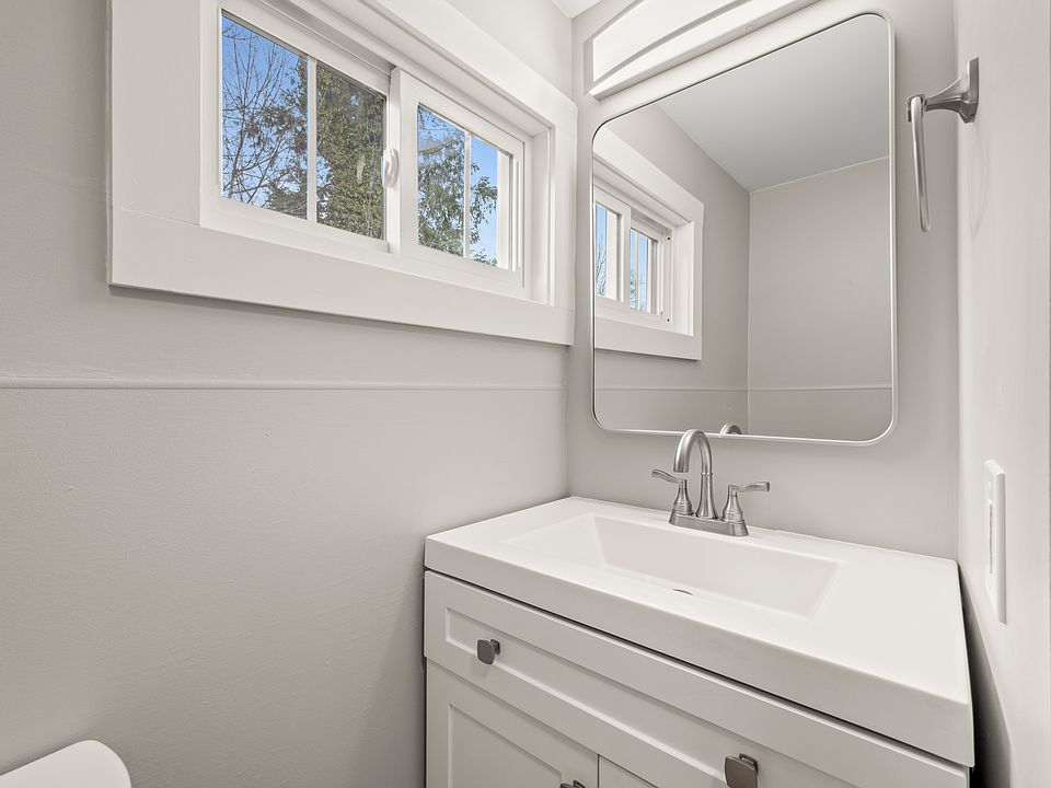 Fresh new bathroom.