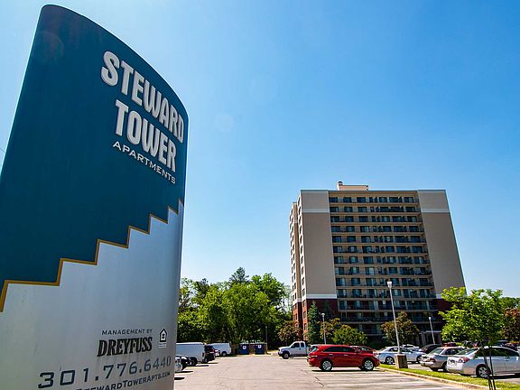 Steward Tower Apartments Property Signage