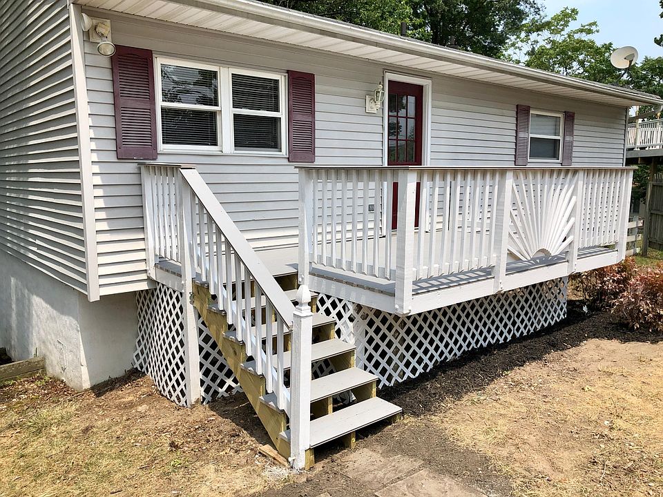 Main Entrance with new composite decking.