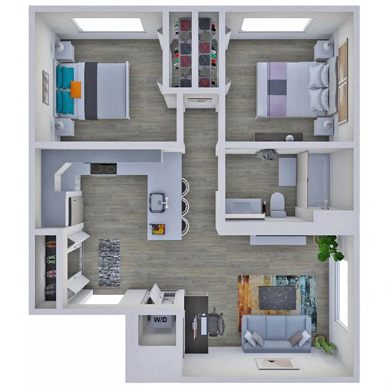 Floor plan The Davis
