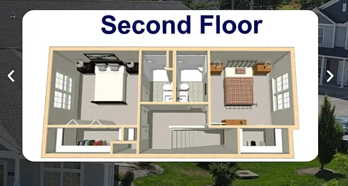 Floor plan 2-Bedroom Floor Plan