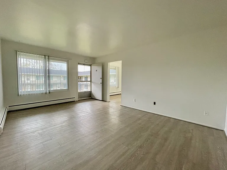 Entry way and living room