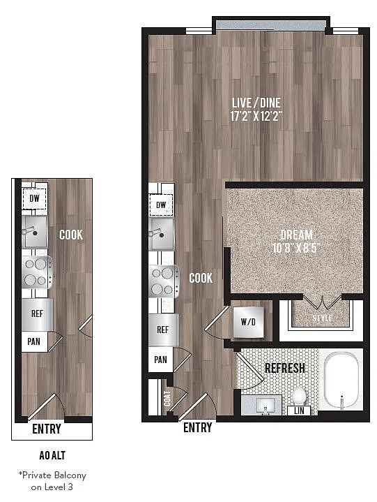 Floor plan A02-I