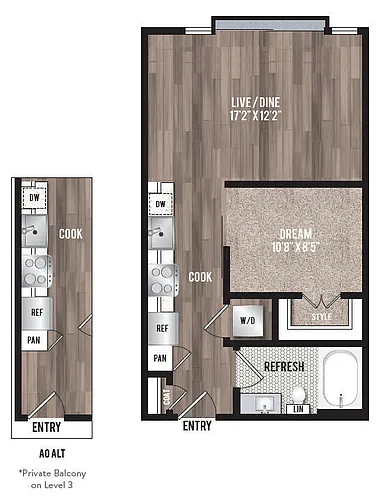 Floor plan A02-I