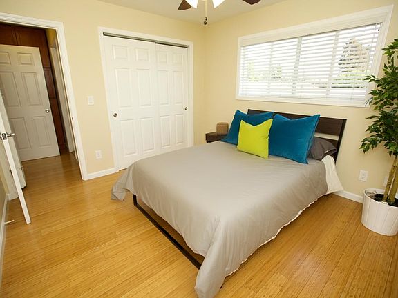 Large bedroom with plenty of closet space!