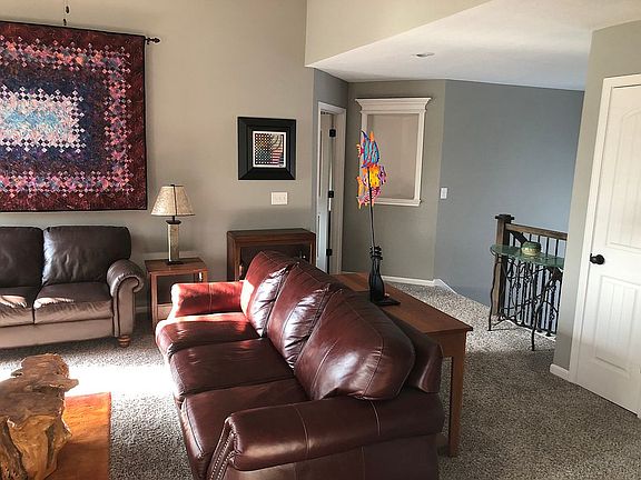 Living room from dining area