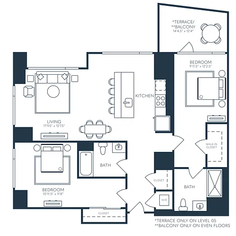 Floor plan B6