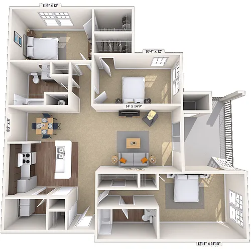 Floor plan Nottingham