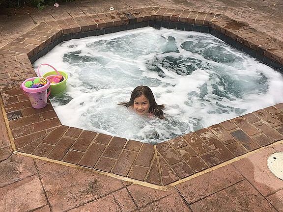 Inground hottub