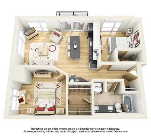 Floor plan NoLo West - B4
