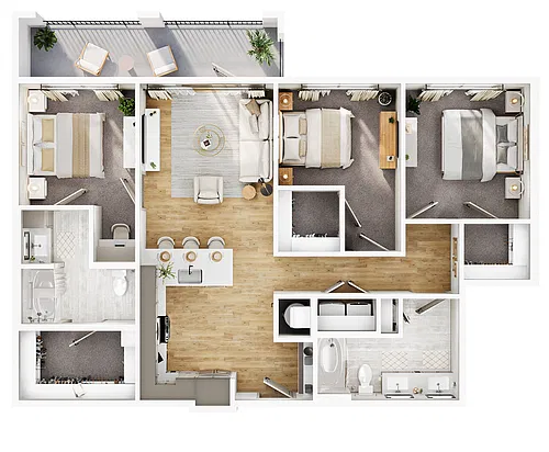 Floor plan C1 ADA