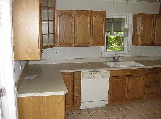 New kitchen, oak cabinets