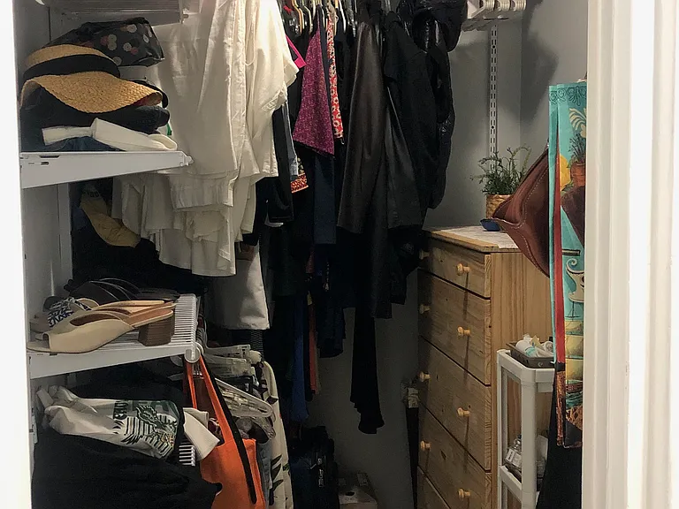 Large closet (will be just as large, but not as full, when you move in!)
