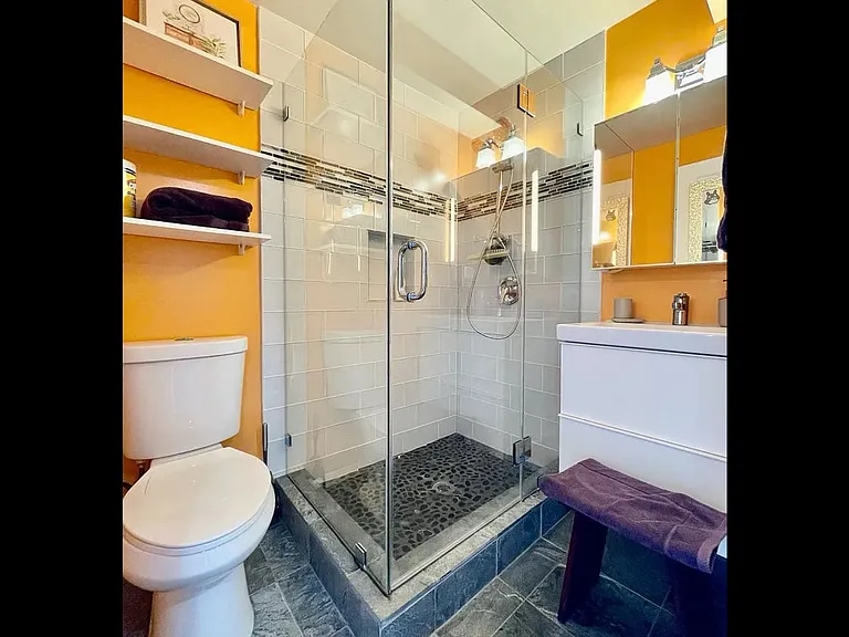 Full bathroom in the pool room