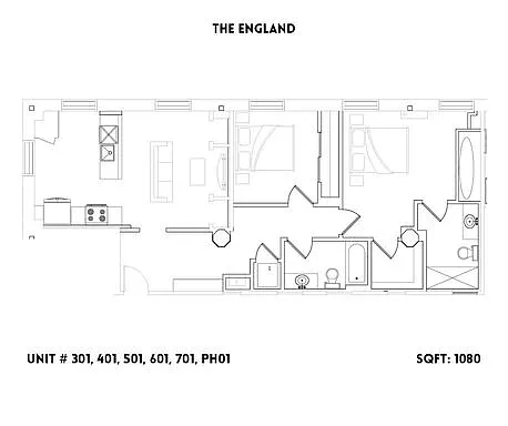 Floor plan The England