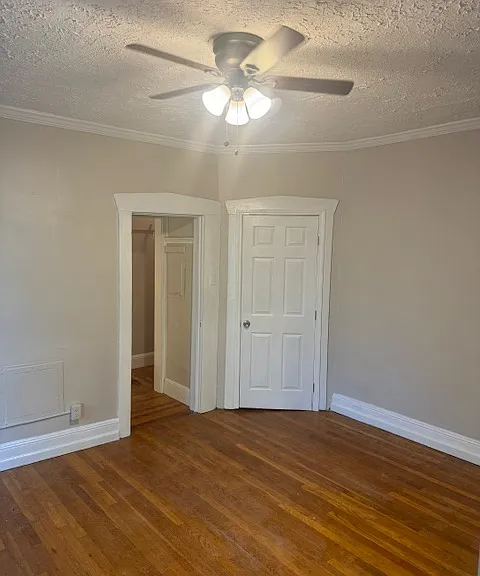 Bedroom and door to another huge closet