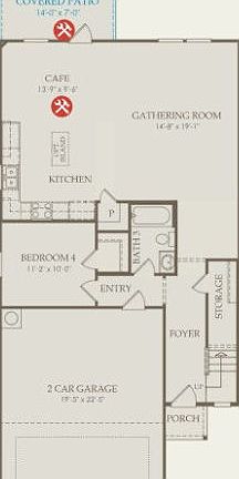Monroe Floorplan Floor 1
