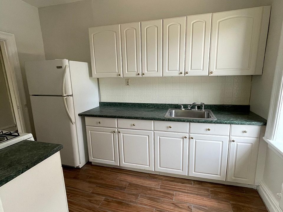 Kitchen with new tile floor