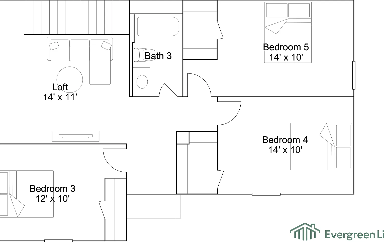 5 bed, 3.0 bath, 2171 sqft, $1,995 — Photo 3