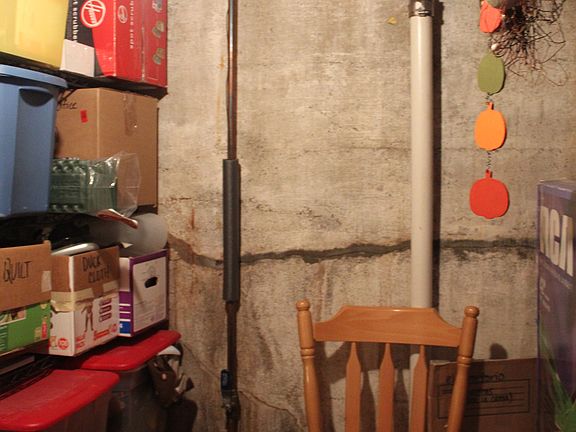 Basement storage/ storm shel