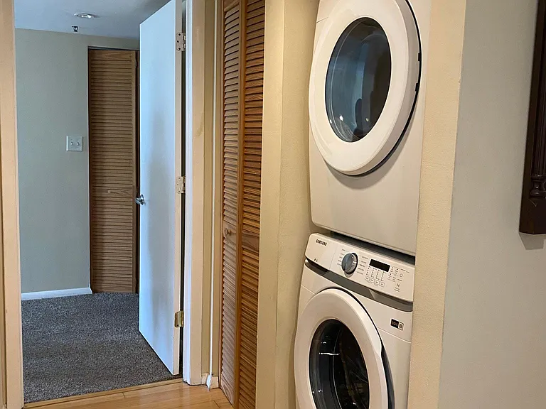 Laundry in the hallway
