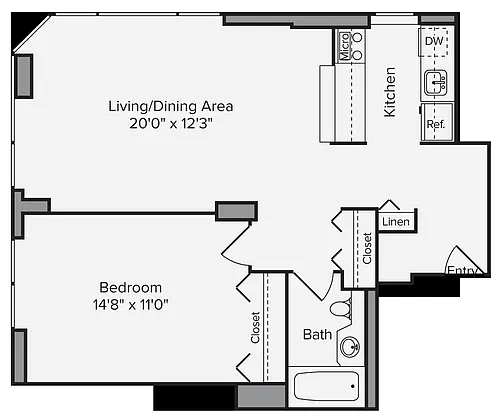 Floor plan A1-736-Classic