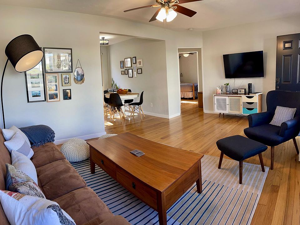 Open plan living room.