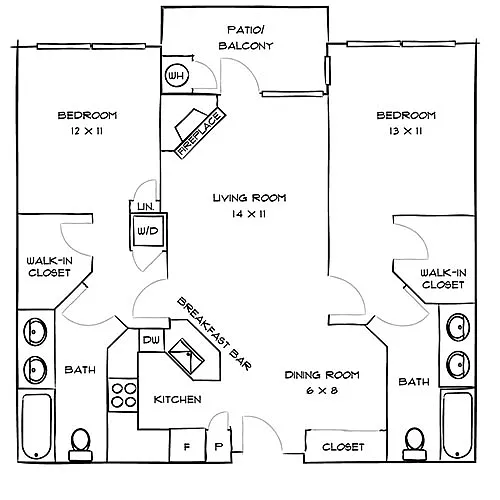 Floor plan Monaco Premier