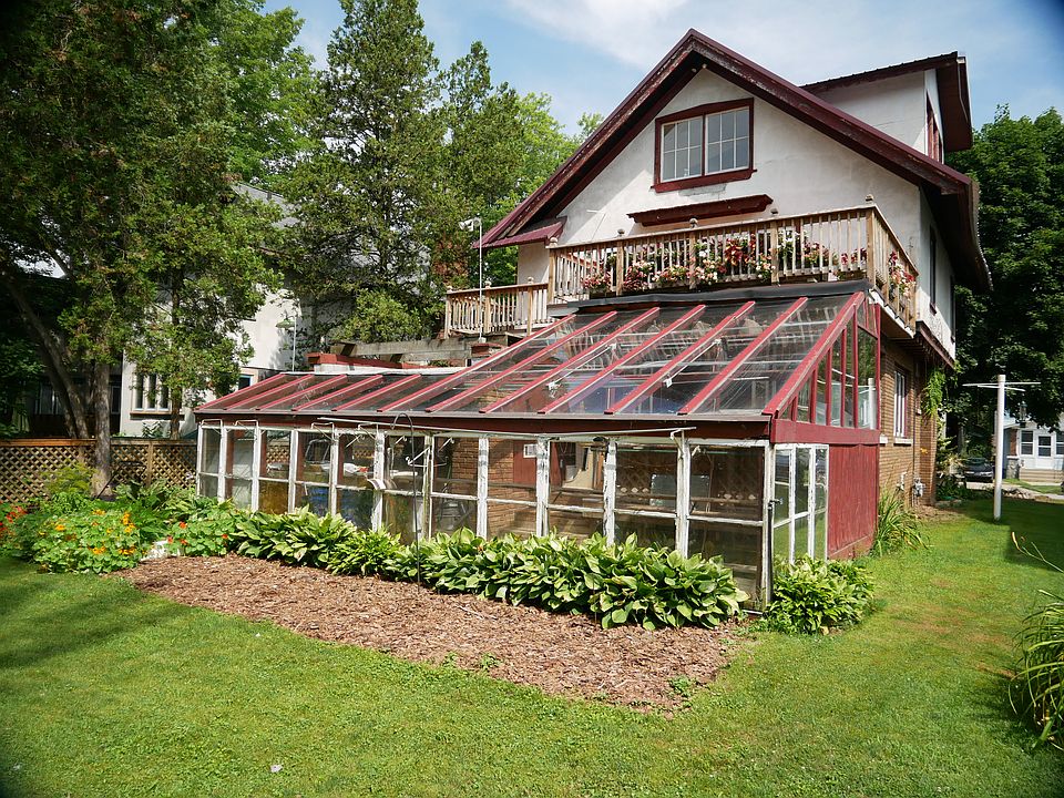 Backyard view of the house