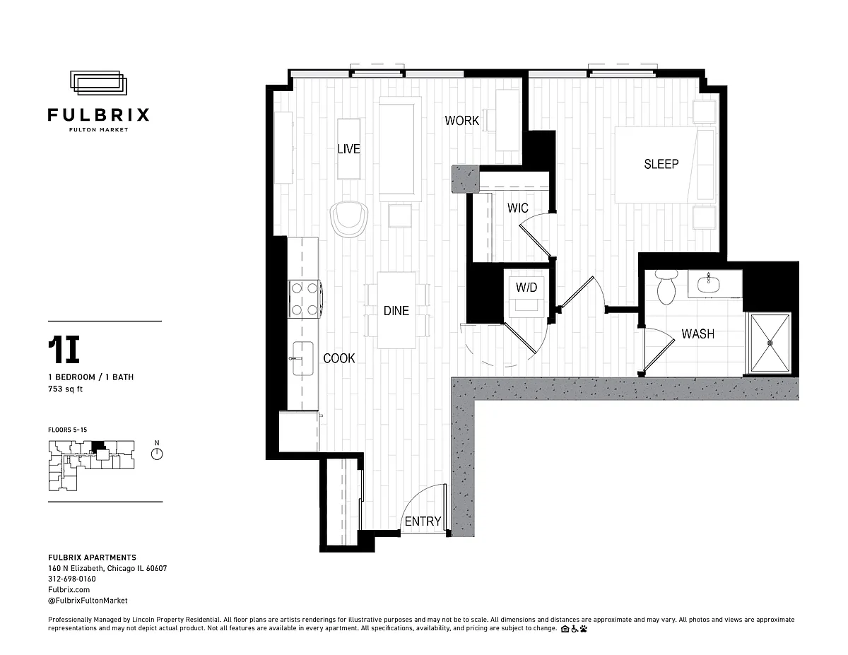 Floor plan 1I