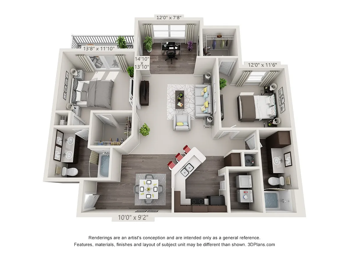 Floor plan B3