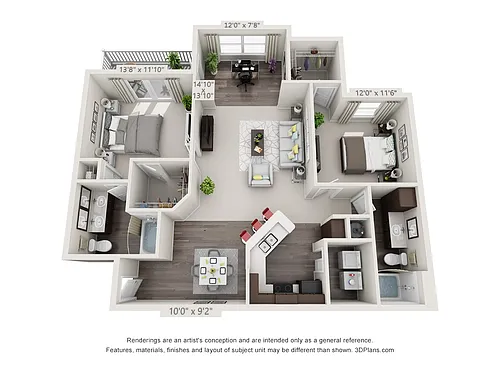 Floor plan B3